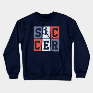 Soccer Color Block Crewneck Sweatshirt